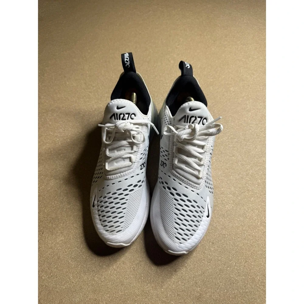 Nike Air Max 270 White Black AH6789-100 Womens Running Shoes Sneaker